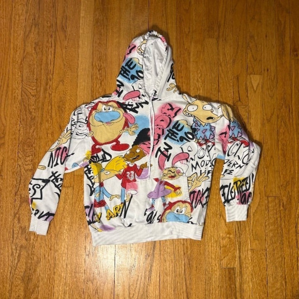 Rugrats Nickelodeon Hoodie, Large, Good Condition